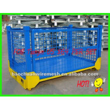 1200*1000*890mm folding stackable warehouse storage cage with the price of FOB Tianjin US $57 per unit